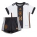 Tyskland Jamal Musiala #14 Hjemmebanetrøje Børn VM 2022 Kortærmet (+ Korte bukser)